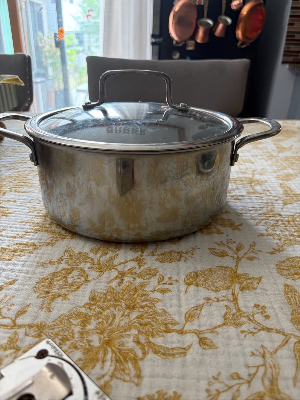 Stainless Steel Covered Stockpot with Glass Lid - Silver